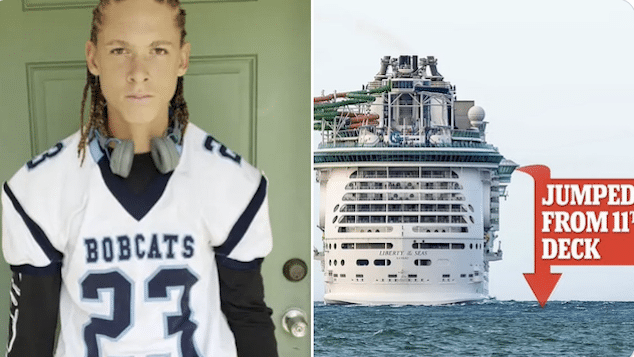 Levion Parker, 20 year old Florida man jumps to his death from Royal Caribbean cruise